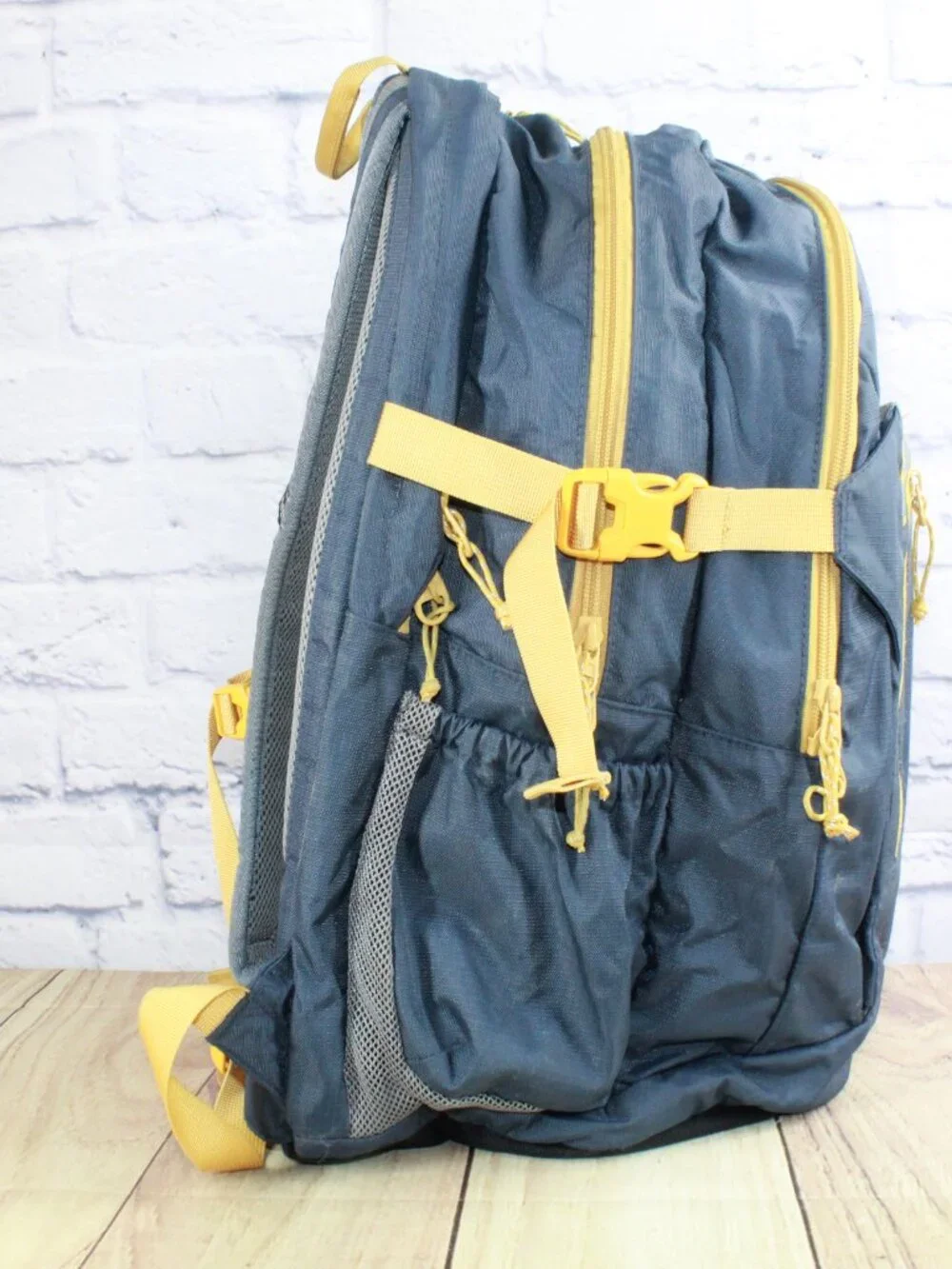 LL Bean Unisex Adult Navy Comfort Carry Portable Locker Pack 42L Hiking Backpack